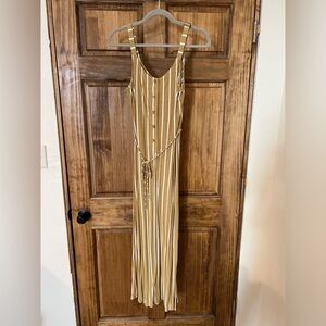 Hem & Thread Mustard Maxi Tank Dress